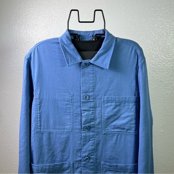 Men's Tailored Work Shacket - Goodfellow & Com Blue M - Picture 4 of 9